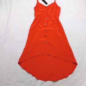 Petticoat Alley High Low Adjustable Straps Sleeveless Lightweight Dress Size XS